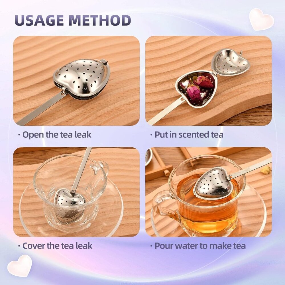 Heart Shape Tea Infuser - Picture 3 of 6